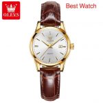 Olevs- 6898 Quartz Watch-White