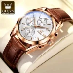 OLEVS 2871 Luxury Smart Fitness Wrist Watch white