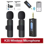 K35 Dual Wireless Microphone