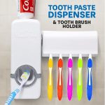 Toothpaste Dispenser And Brush Holder Set