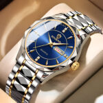 Binbond Quartz Waterproof Watch White Blue