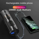 20000 LED FLASHLIGHT WITH POWER BANK
